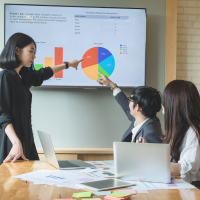 Empresas de consultoría y asesoría empresarial.